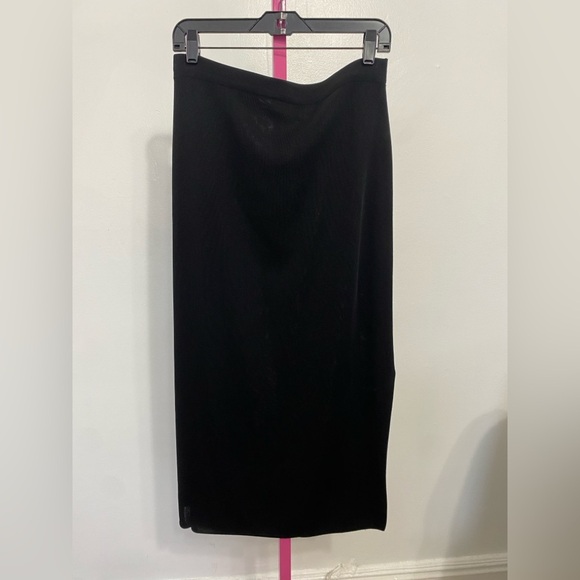 Misook Black Knit Top with Sparkling Details and skirt set - Picture 5 of 6